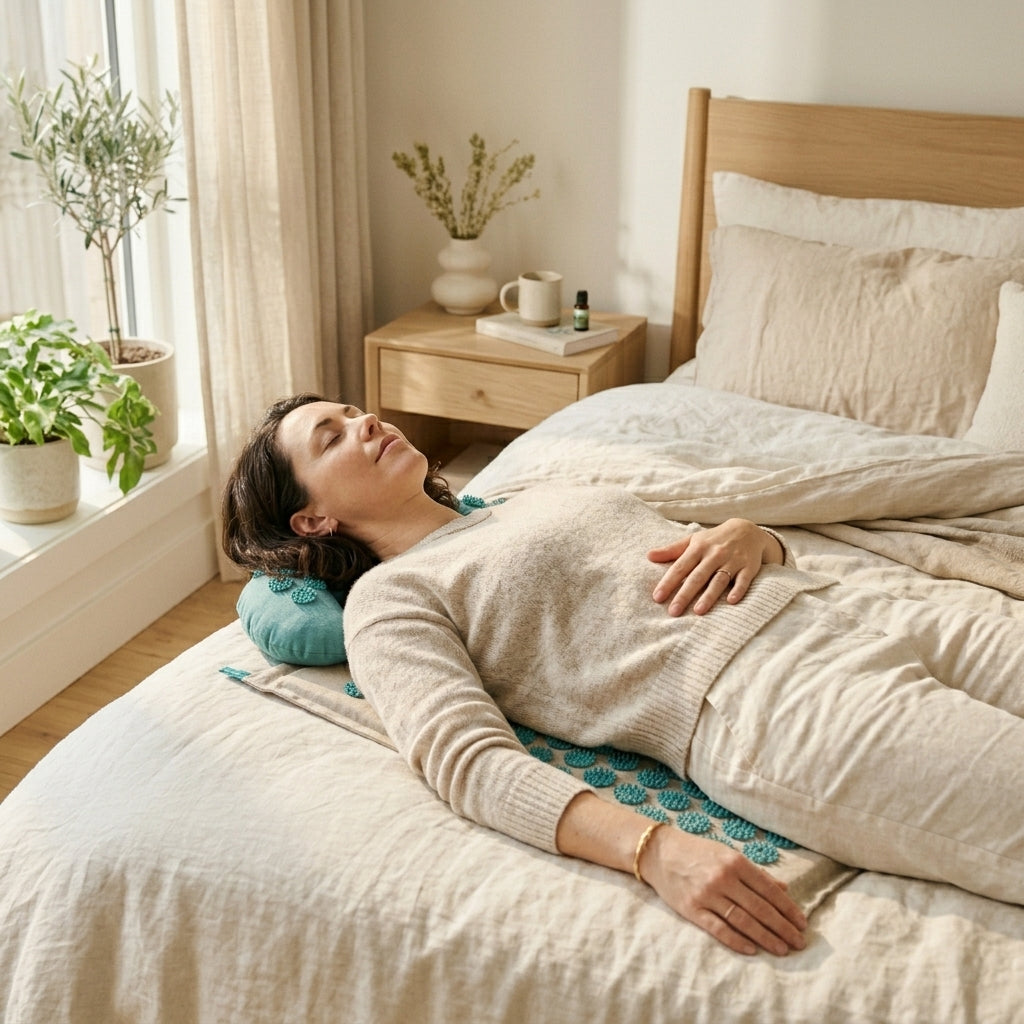 nooxy™ Akupressur-Set – Dein 15-Minuten-Reset für Nacken & Rücken