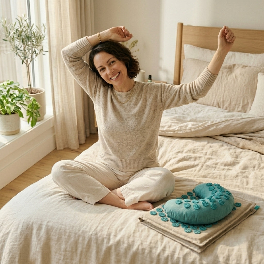 nooxy™ Akupressur-Set – Dein 15-Minuten-Reset für Nacken & Rücken